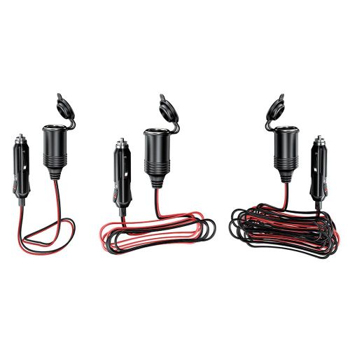 Rallonge Allume-Cigare De Voiture 12v 24v Dc, Chargeur De Voiture Robuste Avec Fusible De Prise Allume-Cigare