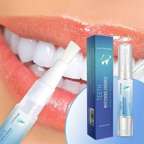 1/2pcs 4ml Soins Bucco-Dentaires Dents Blanchissant L'essence Stylo De Blanchiment Dentaire Gel Facile À Utiliser En Toute Sécurité Hygiène Bucco-Dentaire Blanchiment Des Dents Stylo Blanc