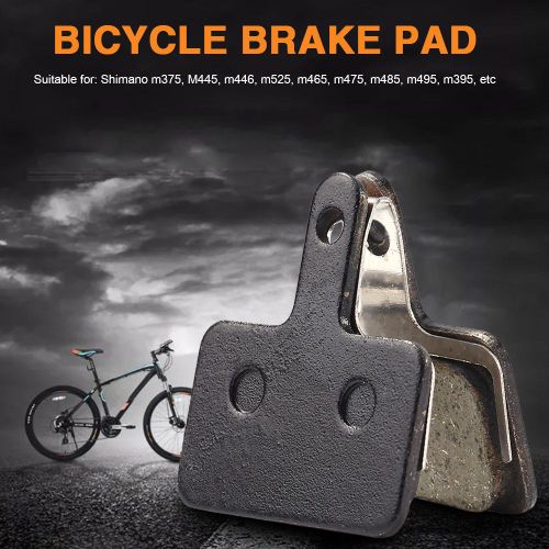 Plaquettes De Frein À Disque Pour Vélo Shimano M375 M445, En Résine, Résistantes À L'usure, 2 Pièces