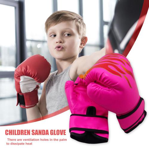 Gants De Boxe Kickboxing Muay Thai Pour Enfants, De Combat, Respirants, Pour Une Sécurité Facile, Des Ornements D'entraînement