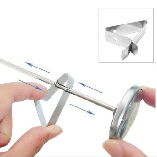 Support De Sonde Résistant À La Chaleur, Support De Thermomètre Pour Four En Acier Inoxydable, Tasse De Café, Pince De Sonde Pour Barbecue Pour Restaurant Pique-Nique