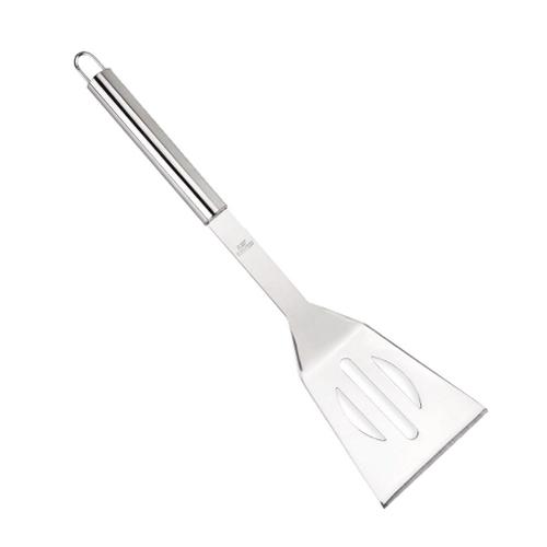 Spatule Barbecue Durable, large, creuse, en acier inoxydable, pelle à friture fonctionnelle pour la cuisson du poisson, 1 pièce