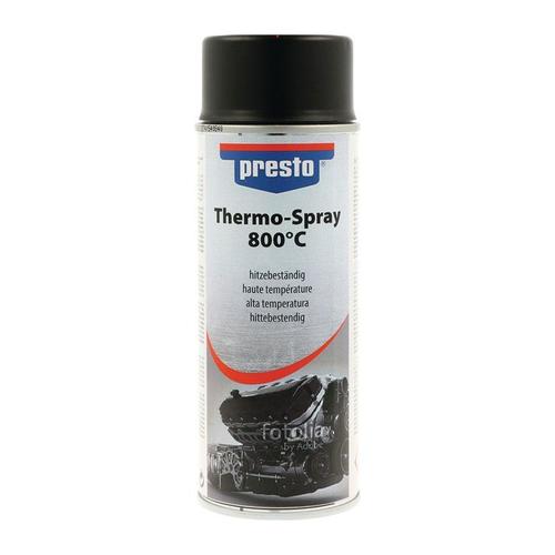 Spray de peinture thermique Profi 800 deTaille C noir 400 ml bombe aérosol PRESTO (Par 6)