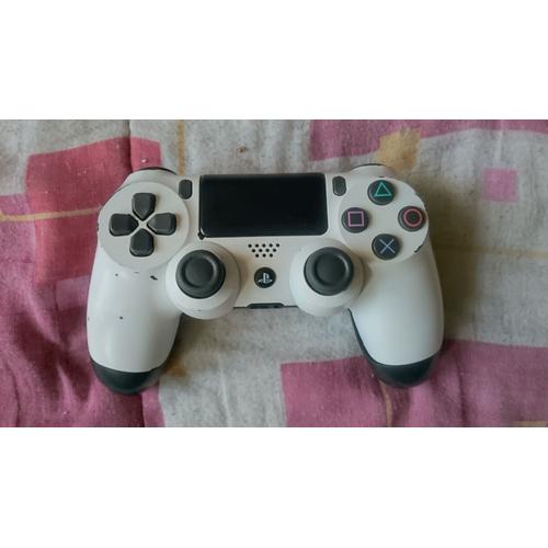 Manette Officiel Playstation 4 Blanc & Noir