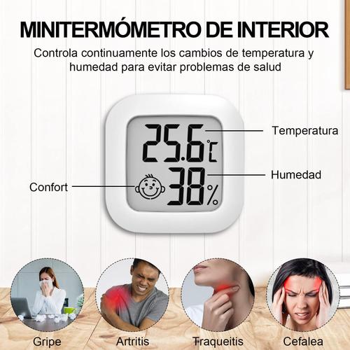 1 Pièce Thermomètre D'intérieur, Mini Thermomètre Hygromètre