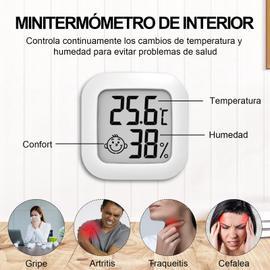 Mini Thermomètre Hygromètre Intérieur Numérique à Haute Précision
