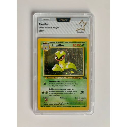 Carte Pokémon Empiflor Holo - Wizards Jungle 14/64 - Pca (Gradée 7) - Rare ! 