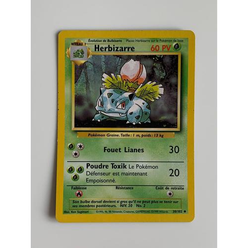 Carte Pokémon Herbizarre - Set De Base Fr