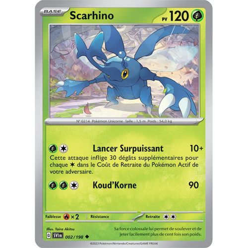 Scarhino - 002/198 - Ecarlate Et Violet