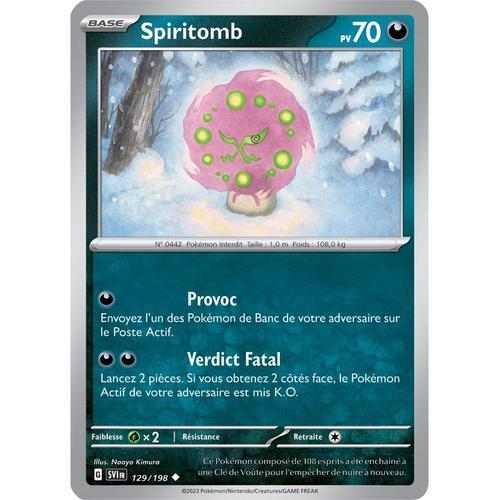 Spiritomb - 129/198 - Ecarlate Et Violet