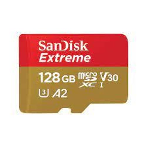 128 GB MicroSDXC SANDISK Extreme PRO R170/W90 C10 U3 V30 A2