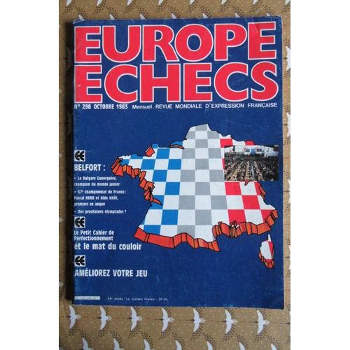 Europe Échecs 298 (Octobre 1983)