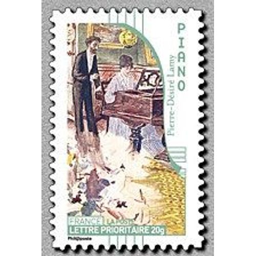 Timbre France 2010 Oblitéré - Carnet Musique - Piano - Prioritaire 20 G Yt399