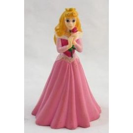 Figurine Aurore Tenant Une Rose - Série La Belle Au Bois Dormant (Bullyland)