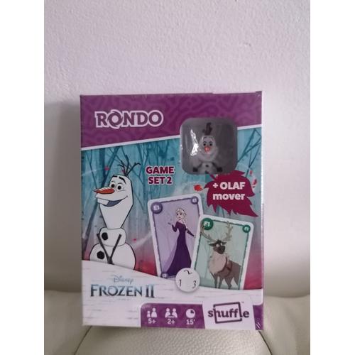 Jeu De Cartes Disney La Reine Des Neiges 2 (Frozen Ii) + Figurine Olaf - Rondo - Shuffle