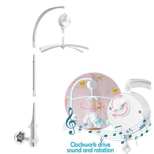 Support Pour Berceau De Bébé-66 Cm Table À Langer Parc Diy Flexible Baby Mobile Support Bâti Bâton Mobile Suspension Boîte À Musique Carillon Clochette De Lit