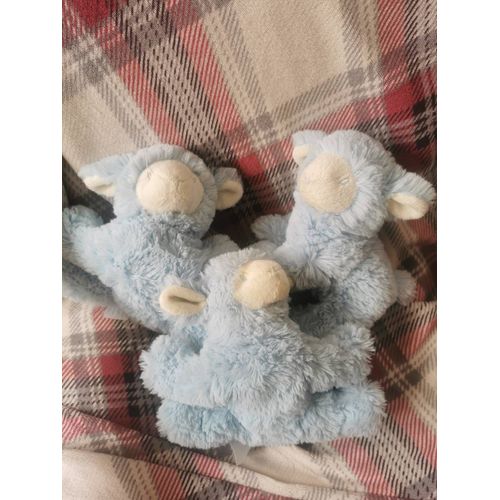 Doudou Mouton Bleu Blanc Spirale Pédiadril Avène ( Lot)