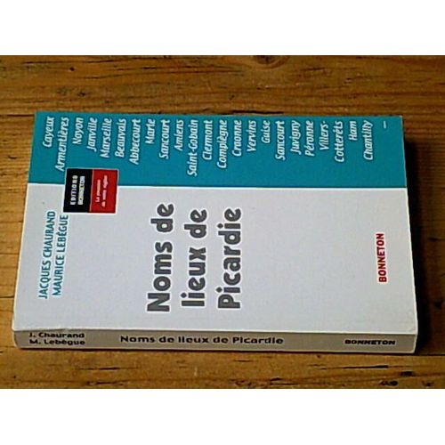Noms De Lieux De Picardie
