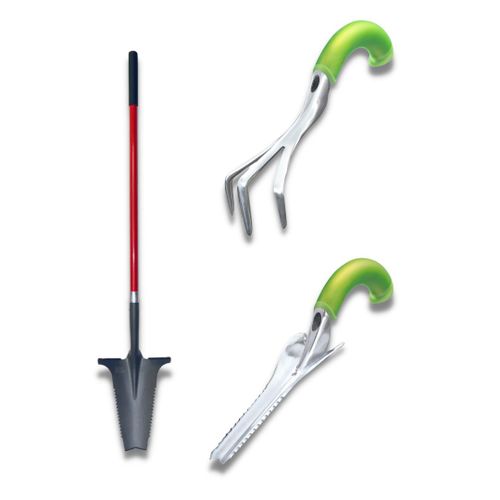 Venteo | Désherbeur + cultivateur + pelle à manche xl | ROOTSLAYER | Outils de Jardin multifonction | Facile d'utilisation | | Multicouleur