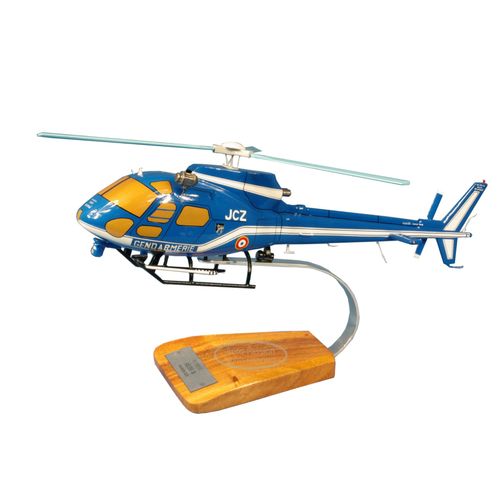 As-350 Helicoptere Gendarmerie - Maquette Modã?Le Rã©Duit De Grande Taille Aero-Passion
