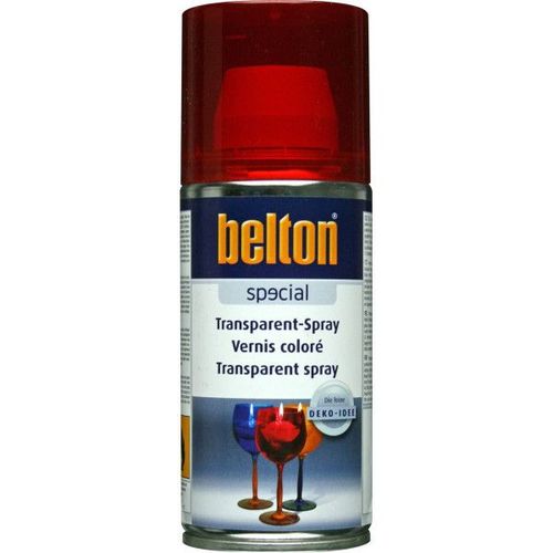 Bombe De Vernis Coloré - Rouge - Semi-Transparent - Verre - Plastique - Belton - 150ml