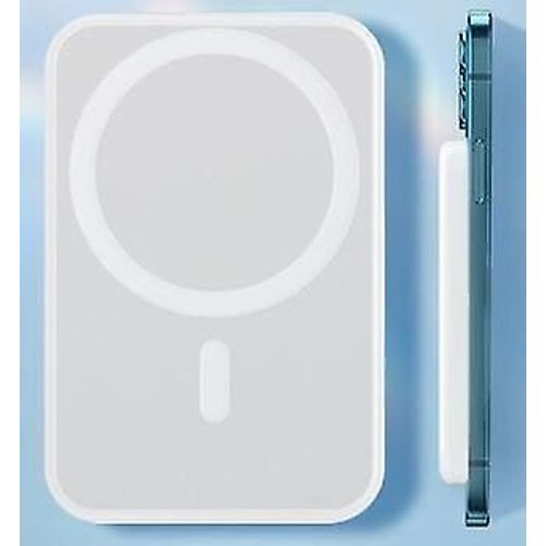 Yerdgary 5000mah Magsafe Power Bank Chargeur Sans Fil Magnétique Batterie Auxiliaire Externe Compatible Avec Apple Iphone 12 13 14 Pro