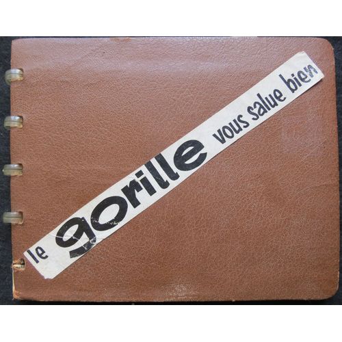 Le Gorille Vous Salue Bien - Film Pathé 1958 Policier Réalisé Bernard Borderie - Avec Lino Ventura , Charles Vanel - Album De Distributeur De 22 Photos De Cinéma De Plateau - 24 Pages 17x20,5 Cm