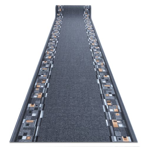 67x140 Cm Tapis De Couloir Antidérapant Bombay Gris 67cm