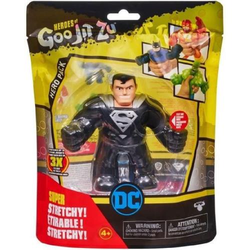 Figurine - Superman Armure Noire 11cm - Goo Jit Zu Dc Comics Moose Toys