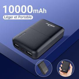 Batterie externe Phonillico Batterie externe 10000mAh USB USB-C micro-USB  Charge Rapide écran LED®