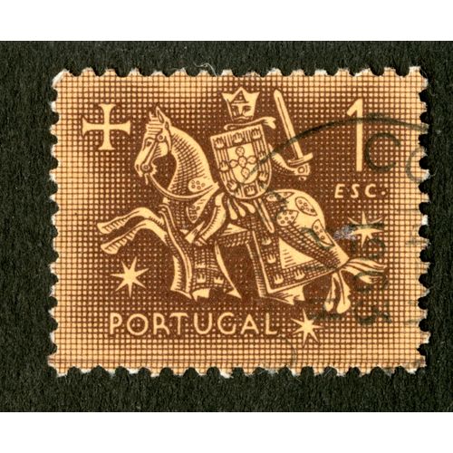 Timbre Oblitéré Portugal, 1 Esc