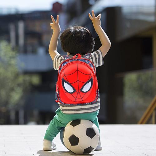 Spiderman Sac à Dos Enfant, Cartable Garcon Maternelle Spiderman, Cartable  Garçon École Maternelle, Super-héros thème dessin animé sac à dos bébé  garçon fille pour sport Sac de voyage