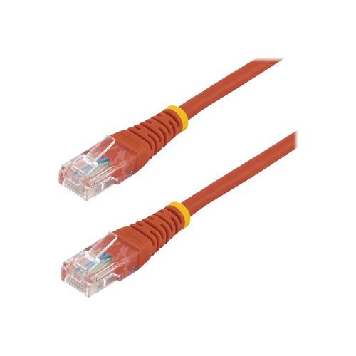 StarTech.com Cat5e Ethernet Cable - 15 ft - Red - Patch Cable - Molded Cat5e Cable - Network Cable - Ethernet Cord - Cat 5e Cable - 15ft (M45PATCH15RD) - Cordon de raccordement - RJ-45 (M) pour...