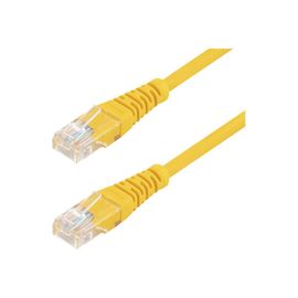 StarTech.com Cat5e Ethernet Cable - 10 ft - Yellow - Patch Cable - Molded Cat5e Cable - Network Cable - Ethernet Cord - Cat 5e Cable - 10ft (M45PATCH10YL) - Cordon de raccordement - RJ-45 (M)...
