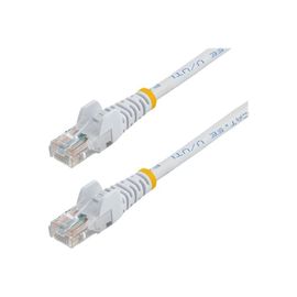 StarTech.com Câble réseau Cat5e UTP - Cordon Ethernet RJ45 anti-accroc - Câble patch - Cordon de raccordement - RJ-45 (M) pour RJ-45 (M) - 3 m - UTP - CAT 5e - moulé, sans crochet - blanc