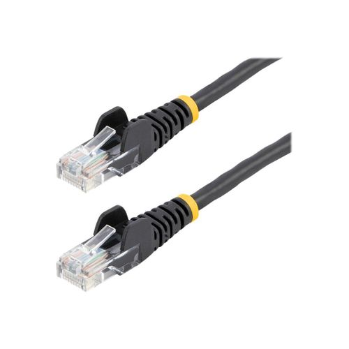 StarTech.com Câble réseau Cat5e UTP sans crochet - 7 m Noir - Cordon Ethernet RJ45 anti-accroc - Câble patch - Cordon de raccordement - RJ-45 (M) pour RJ-45 (M) - 7 m - UTP - CAT 5e - sans...