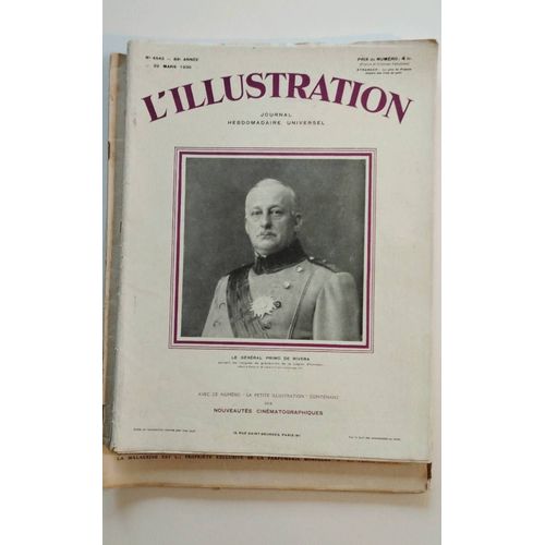 L'illustration. Journal Hebdomadaire Universel. 22 Mars 1930
