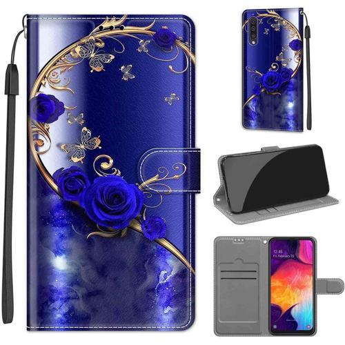 Coque Pour Samsung Galaxy A50 / Samsung Galaxy A50s / Samsung Galaxy A30s Étui, Flip Folio De Cuir Portefeuille Housse Étui Pour Samsung Galaxy A50 / Galaxy A50s / Galaxy A30s