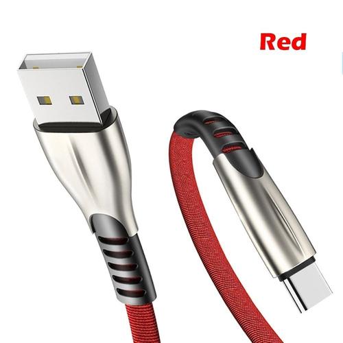 couleur Câble USB C Rouge Chargeur de voiture USB pour touristes, charge rapide, adaptateur de téléphone QC pour Xiaomi mi 9 9SE 10 A3 A2 Note 10 Lite Redmi Note 6 7 8 9T 9S