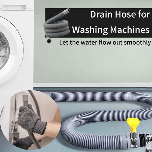 Tuyau de vidange machine à laver, rallonge de tuyau de vidange 2M, tuyau de  vidange universel, tuyau de vidange, pour machine à laver, lave - vaisselle