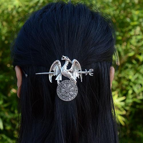 Comme Image - Barrettes De Cheveux Rétro Type Sorcière, 31 Types, Dragon Mort Tête De Mort, Crâne, Mites, Épingle À Cheveux Celtique, Gothique, Païen, Bijoux Pour Cadeau 