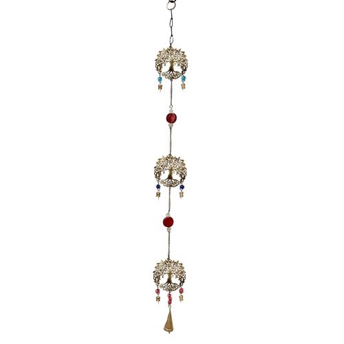 Origen Home Decor - Colgante Árbol Vida Decoracion | Colgantes Metal Dorado - 90x3x10 Cm