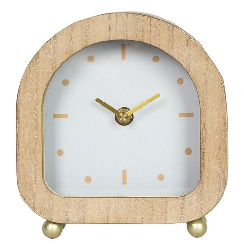 ORIGEN Home Decor Reloj Mesita Relojes Sobremesa | Crudo Ovalado - 16x15x5cm<br /><br />
