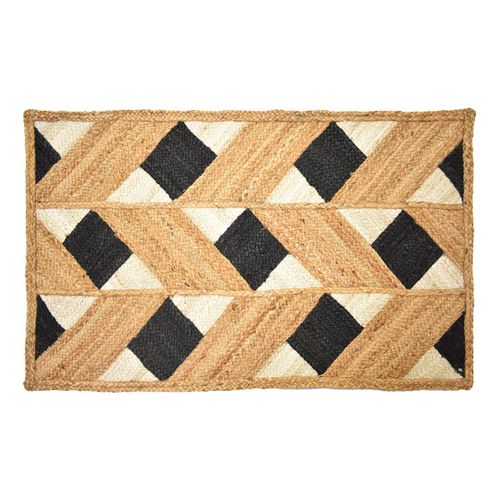 Origen Home Decor Alfombra Yute Trenzado Marrón Rectangular - 1x120x70cm<Br /><Br />