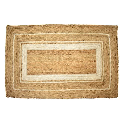 Origen Home Decor Alfombra Yute Trenzado Marrón Rectangular 1x120x70cm<Br /><Br />