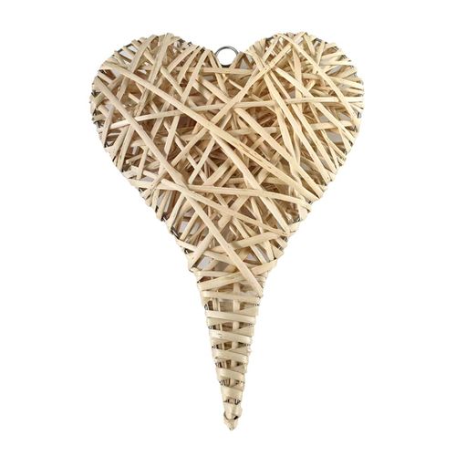 ORIGEN Home Decor Corazon Mediano Colgantes Figura Naranja 40x30x6cm<br /><br />