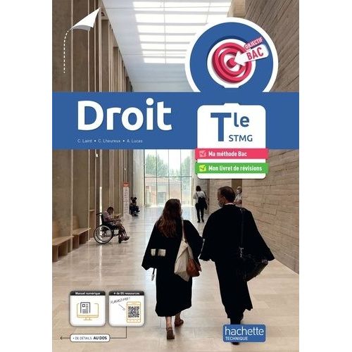 Droit Tle Stmg - Livre De L'élève - Avec Un Livret De Révisions Détachable