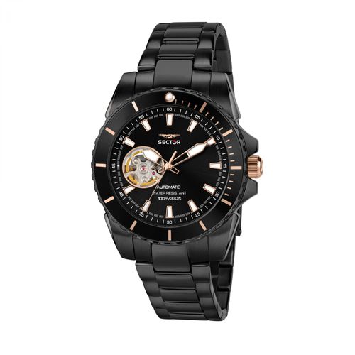 Montre Homme Sector En Acier Noir