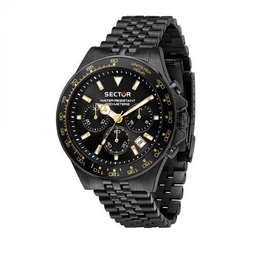 Montre Homme Sector En Métal Noir