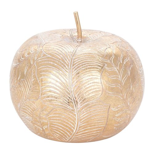 ORIGEN Home Decor Figura Manzana Varios | Figura de Manzana Beige - 12x17x17cm